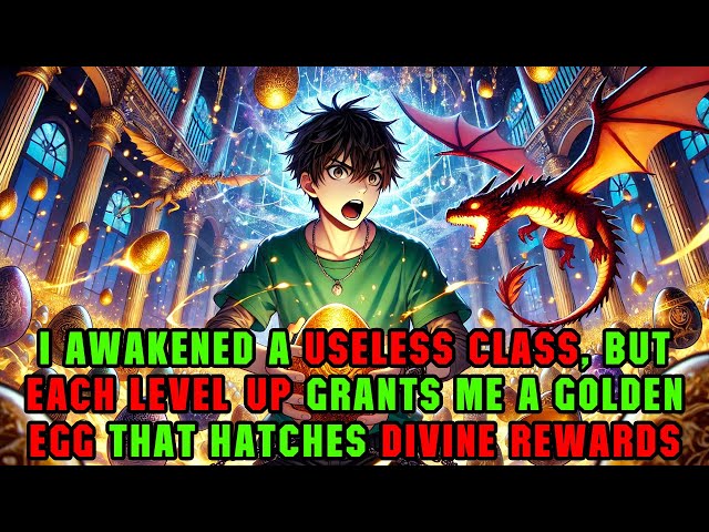 I Awakened a Useless Class, but Every Level-Up Hatches a Golden Egg of Divine Rewards! #manhwa