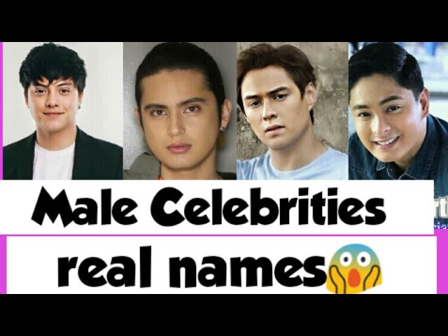 Kapamilya Male Celebrities real names😱