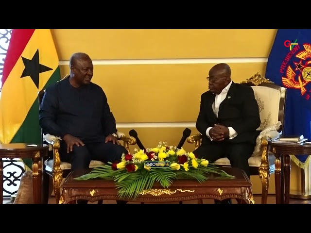 President-Elect John Mahama meets President Akufo Addo