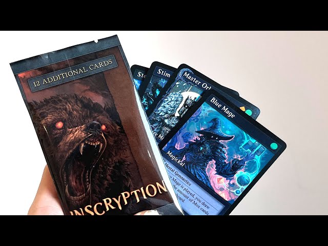 official inscryption card packs are finally here!