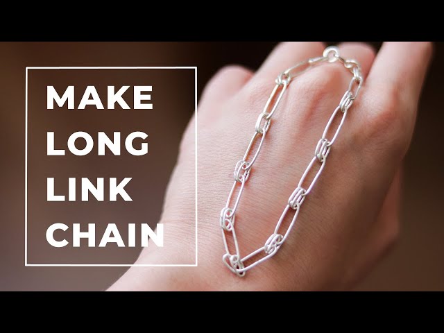 How to make LONG LINK CHAIN using random objects from your workshop!