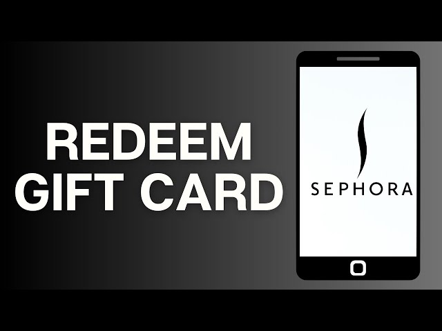 How to Redeem Sephora Gift Card Online