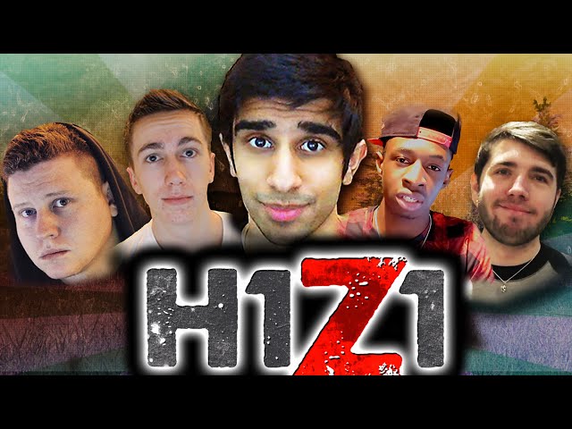 H1Z1 BATTLE ROYALE #12 'FIVE MAN SQUAD!' with Vikkstar