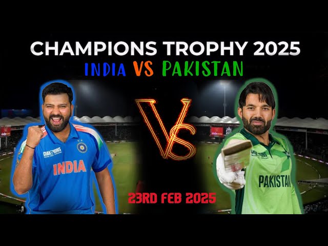 ind vs pak champions trophy live match and scorecard with commentry/ ind vs pak live match