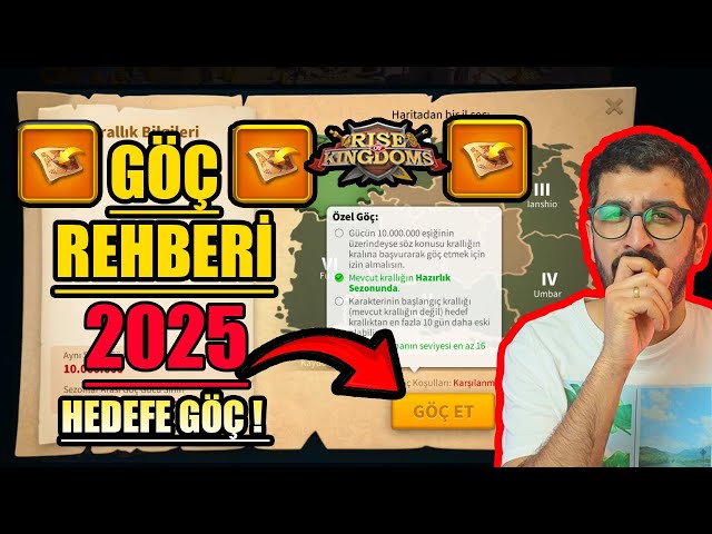 GÖÇ REHBERİ 2025 VE GÖÇ HAKKINDA BİLMENİZ GEREKEN GÜNCEL bilgiler | Rise Of Kingdoms