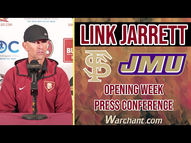 FSU Baseball | Florida State head coach Link Jarrett preview season opener vs. James Madison