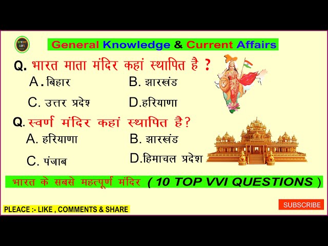 Hindi GK  MCQ 📚 || Gk Questions || Gk In Hindi || Gk ke sawal || Gk Questions And Answers In Hindi📚🤟