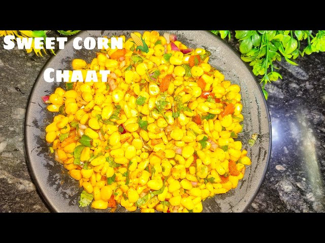 Sweet Corn chaat recipe || Street style sweet corn ||Tasty and healthy sweet corn