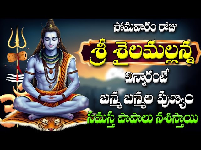 సోమవారం రోజు శ్రీ శైల మల్లన్న విన్నారంటే జన్మ జన్మల పుణ్యం సమస్త పాపాలు నశిస్తాయి