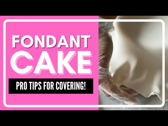 Cover a Round Cake in Fondant: PERFECT for Beginners!