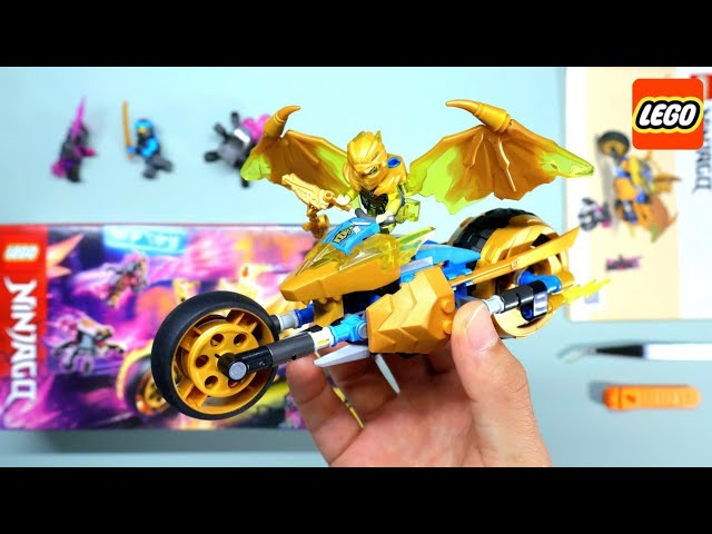 LEGO NINJAGO | Jay's Golden Dragon Motorbike | 71768 | Speed Build ASMR | Crystallized