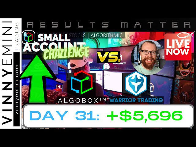 DAY 31 🔴 BONUS DAY | +$5k Small Account Challenge vs Warrior Trading & Ross Cameron