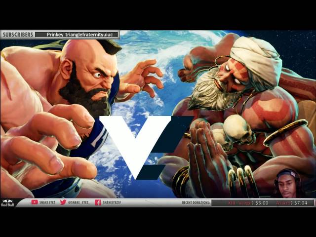 [4/11/16] Street Fighter V Stream: Alex, Zangief, and Ryu (Part 1)