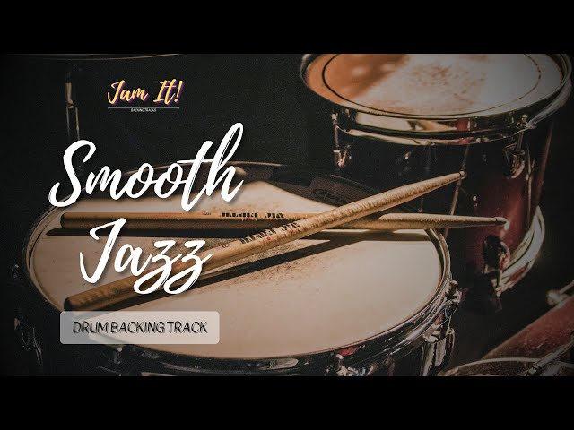 ╠ Drumless ╣ Funky Smooth Jazz Drum Backing Track | 80 BPM