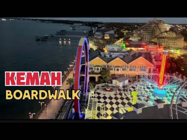 Kemah Boardwalk Amusement Park - Walkthrough And Rides!