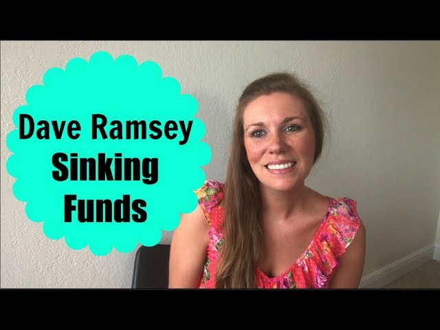 Our SINKING FUNDS! -What they and WHY you need them!- Dave Ramsey!