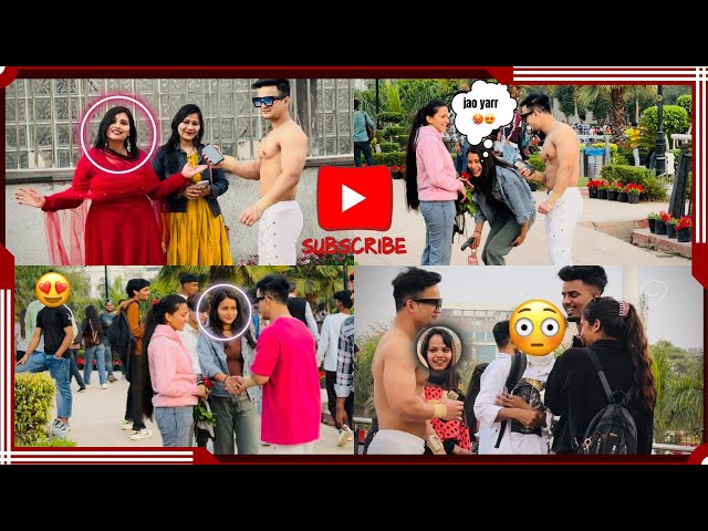 Ladki.yo ko kra, impress shirtless, prank, bodybuilder, girls, reaction, #2024 🔥🫶￼￼ ￼ ￼