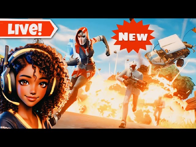 🔴LIVE - CHILLING AND VIBING FORTNITE 🟥 NEW UPDATES 🔴 CODE: KLOUTXEN