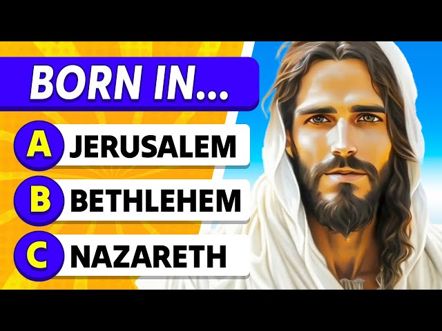 Test Your Biblical Knowledge! 📖🧠🤔 | 30 Questions Bible Quiz