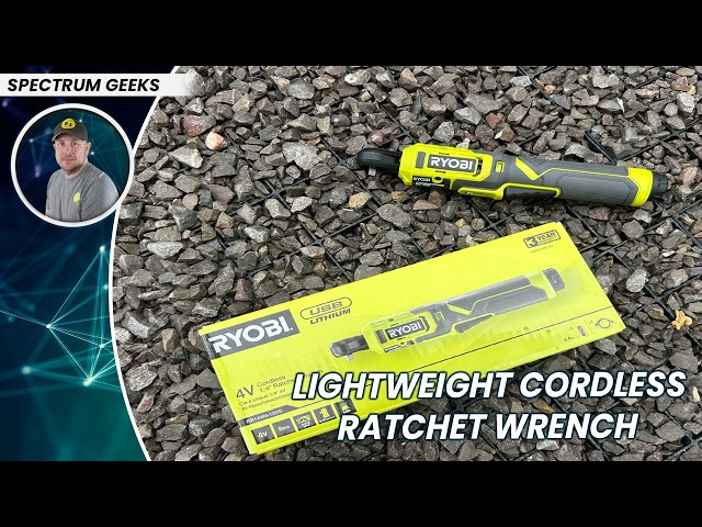 Ryobi 4V Cordless 1/4' Ratchet Wrench // RR14W4-120G // Review