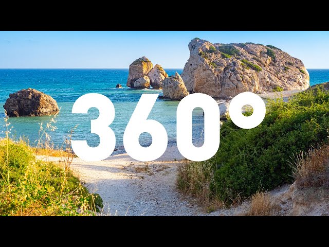 Visit Europe | 360-degree visit of Petra tou Romiou, Cyprus