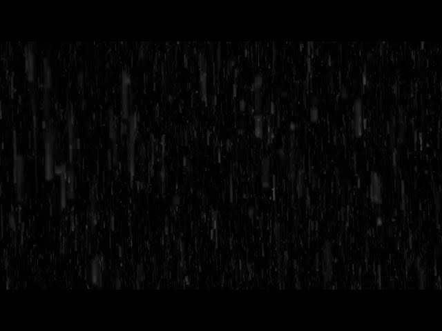 Rain Sounds for Sleeping Dark Screen - 24 Hours of Heavy Night Rain , Rain NO THUNDER