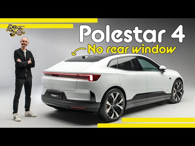 New Polestar 4 EV detailed First Look - why the classy electric family car has NO REAR WINDOW