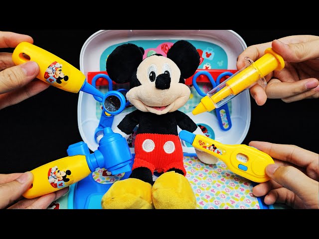 Mickey Mouse Toys, Play Doctor Set & Unboxing Miniature Toys Compilation ASMR [Lt.001]