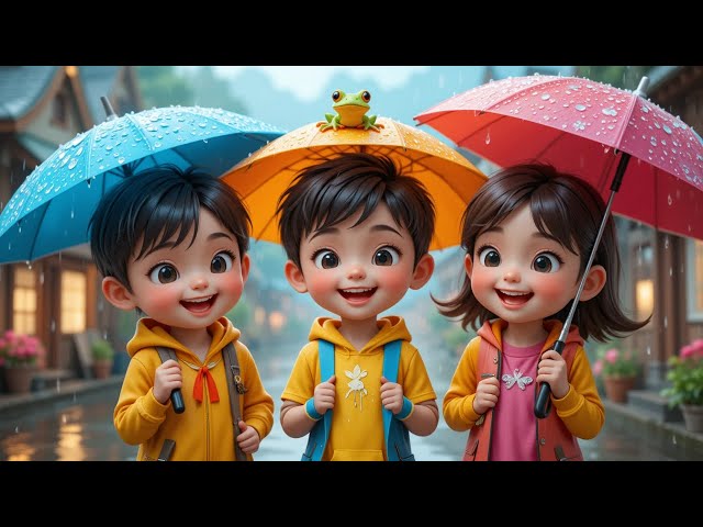 Barish Aayi Cham Cham Cham | बारिश आयी छम छम छम | Kids Rhymes in Hindi |