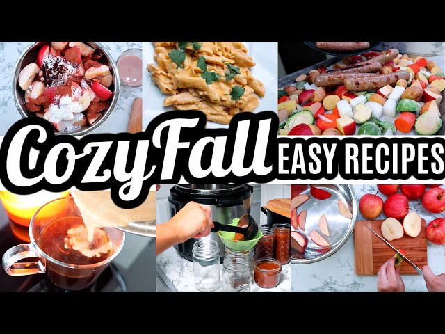 COZY FALL 2020 RECIPE IDEAS | FALL COOK WITH ME | EASY FREEZER MEAL PREP