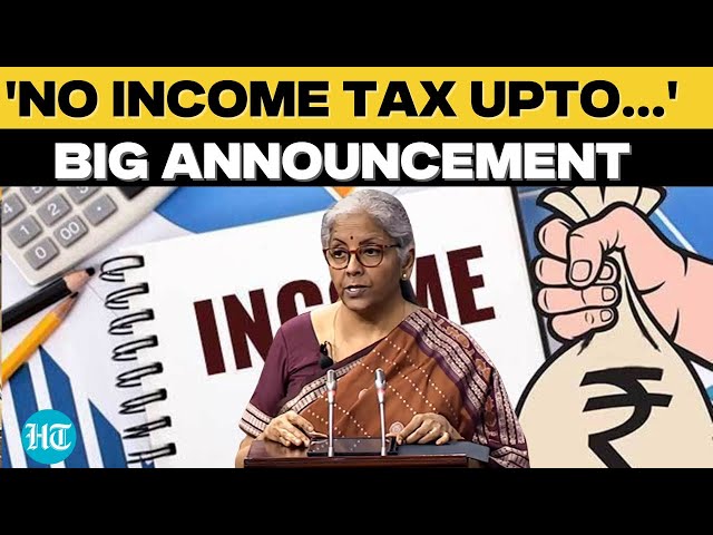 Union Budget 2025 Live | No Income Tax Till Rs 12 Lakh, Says Nirmala Sitharaman | Budget Speech Live