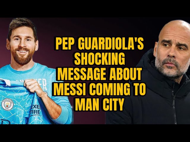 Messi to Manchester City? 😱 Pep Guardiola’s Cryptic Message After 8-0 FA Cup Blowout! 🔥⚽