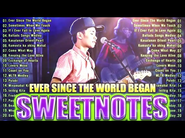 SWEETNOTES Nonstop Playlist 2025 💥 Best of OPM Love Songs 2025 💖 OPM Love Songs Playlist 2025