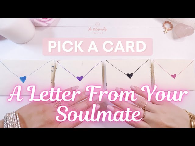 A Love Letter From YOUR SOULMATE 💌 Pick A Card Psychic Tarot Reading 💕