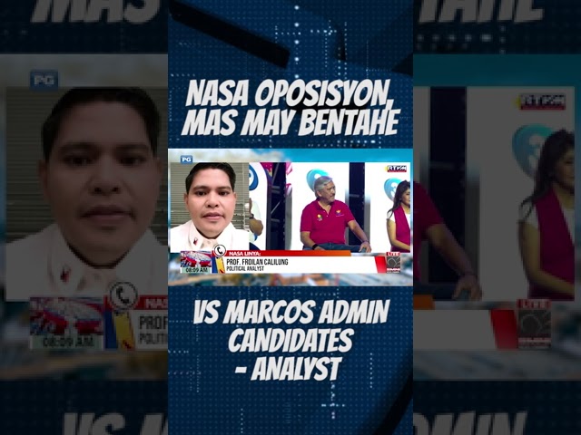 Nasa oposisyon, mas may bentahe   WATCH FULL VIDEO 👉https://youtu.be/IIoPxU_s5HE