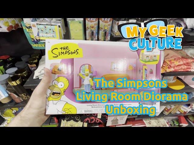 Unboxing: The Simpsons Living Room Diorama