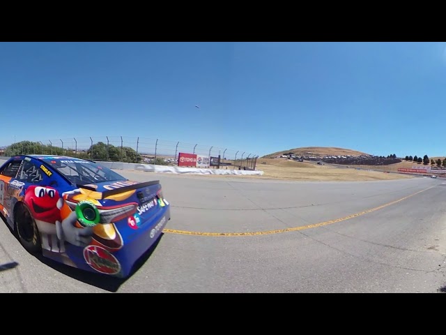 360 view: Watch cars whiz by at Sonoma