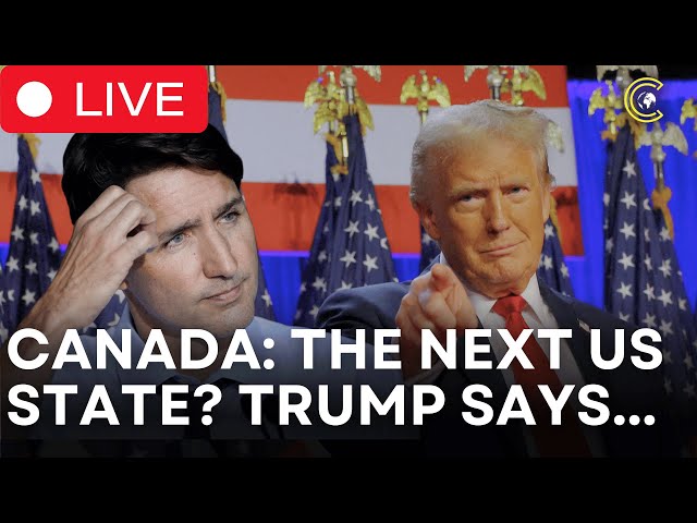 LIVE | Trade Tensions Escalate as Trump Proposes Canada Become the 51st State | CLRCUT