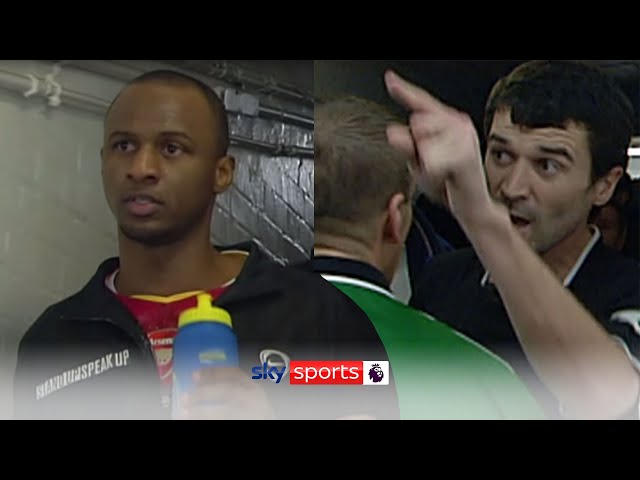 Keane and Vieira CLASH in the tunnel! | Arsenal 2-4 Man Utd | Premier League Vault