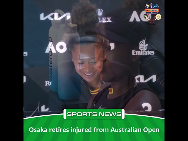 Desitdown Sports (Osaka retires injured from Australian Open) #desitdown #sports