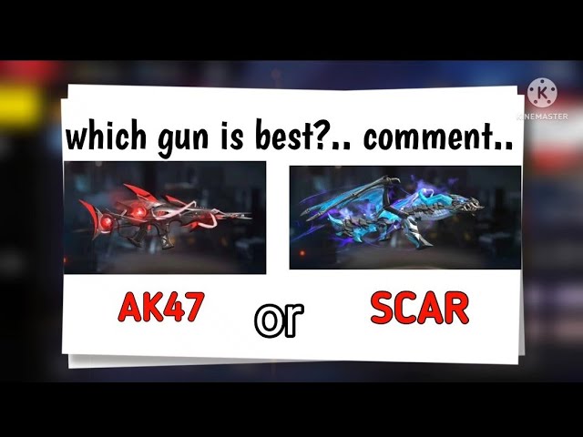 which gun is best?..(AK47 OR SCAR) IICONFIGURATION Perfecta para Samsung A3,A5,A6,A7,J2,J5,J7 ...