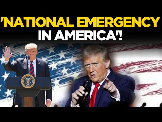 LIVE: Donald Trump's Shocking Remark On National Emergency | Trump Latest News Live | Trump Speech