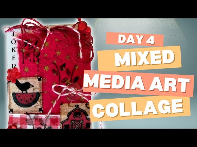 30 days of mixed media art ideas challenge