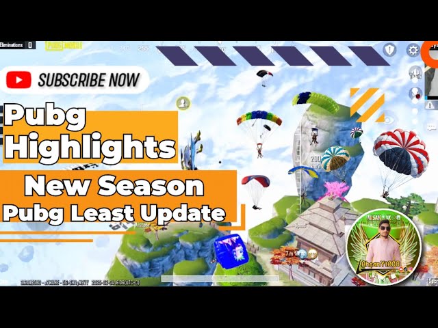 Pubg Mobile Least Update Gameplay | New Season |  New Update Highlights #pubgmobile