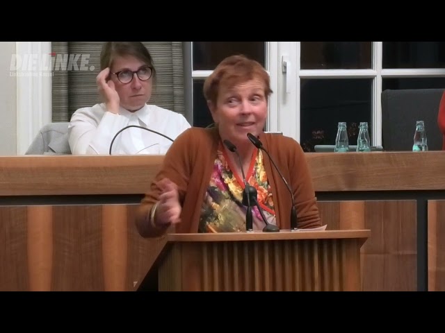 Sabine Leidig - Die Linke Kassel - spricht sich gegen Bezahlkarte aus