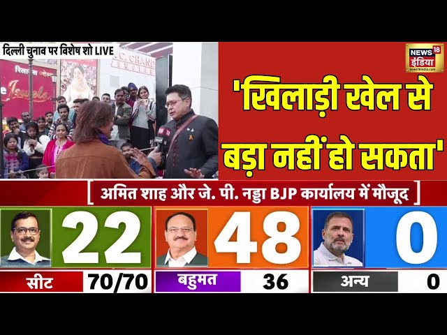 Delhi Elections 2025: 27 साल बाद दिल्ली में कमल खिला, AAP पर 'आपदा'! | Prateek Trivedi | News18