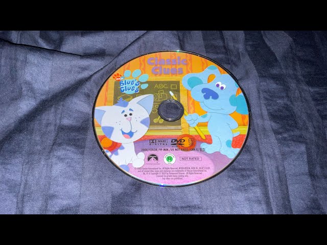 Opening to Blue’s Clues: Classic Clues 2004 DVD