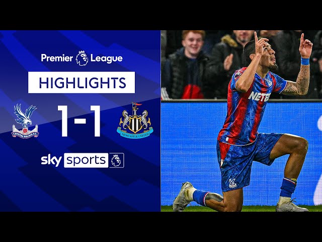 Muñoz bags 94th-minute equaliser! | Crystal Palace 1-1 Newcastle | Premier League Highlights