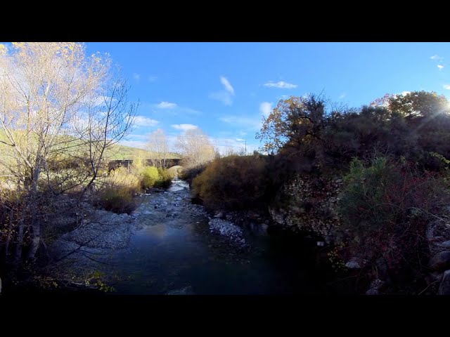 ASMR River Meditation by a bridge- Immersive VR 360 Video -Not Guided Meditation- Southern Italy