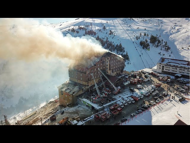 Update: 76 people died in hotel fire, Türkiye declared national mourning, flags flown at half-mast